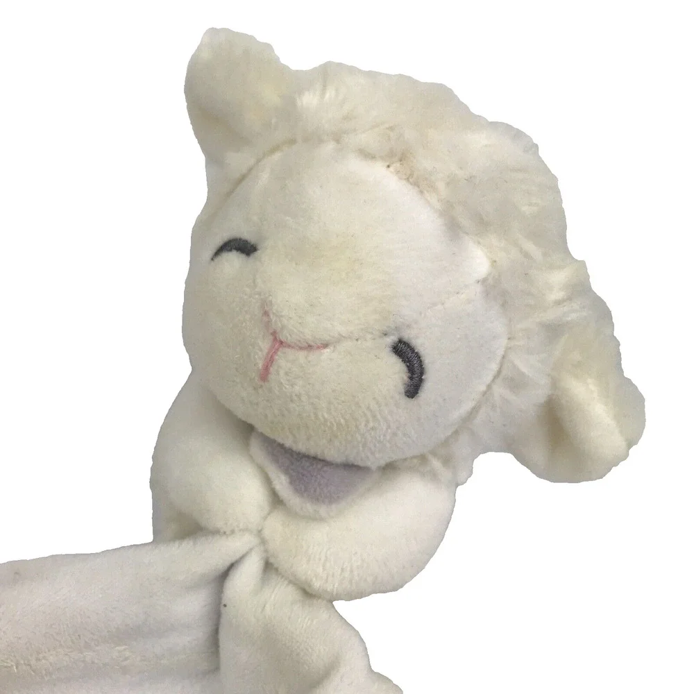 Carters White Lamb Sweet Dreams Baby Sheep Plush Security Blanket 2017 9x9